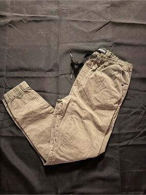 Zanerobe Taupe Elastic Waist Jogger Pants